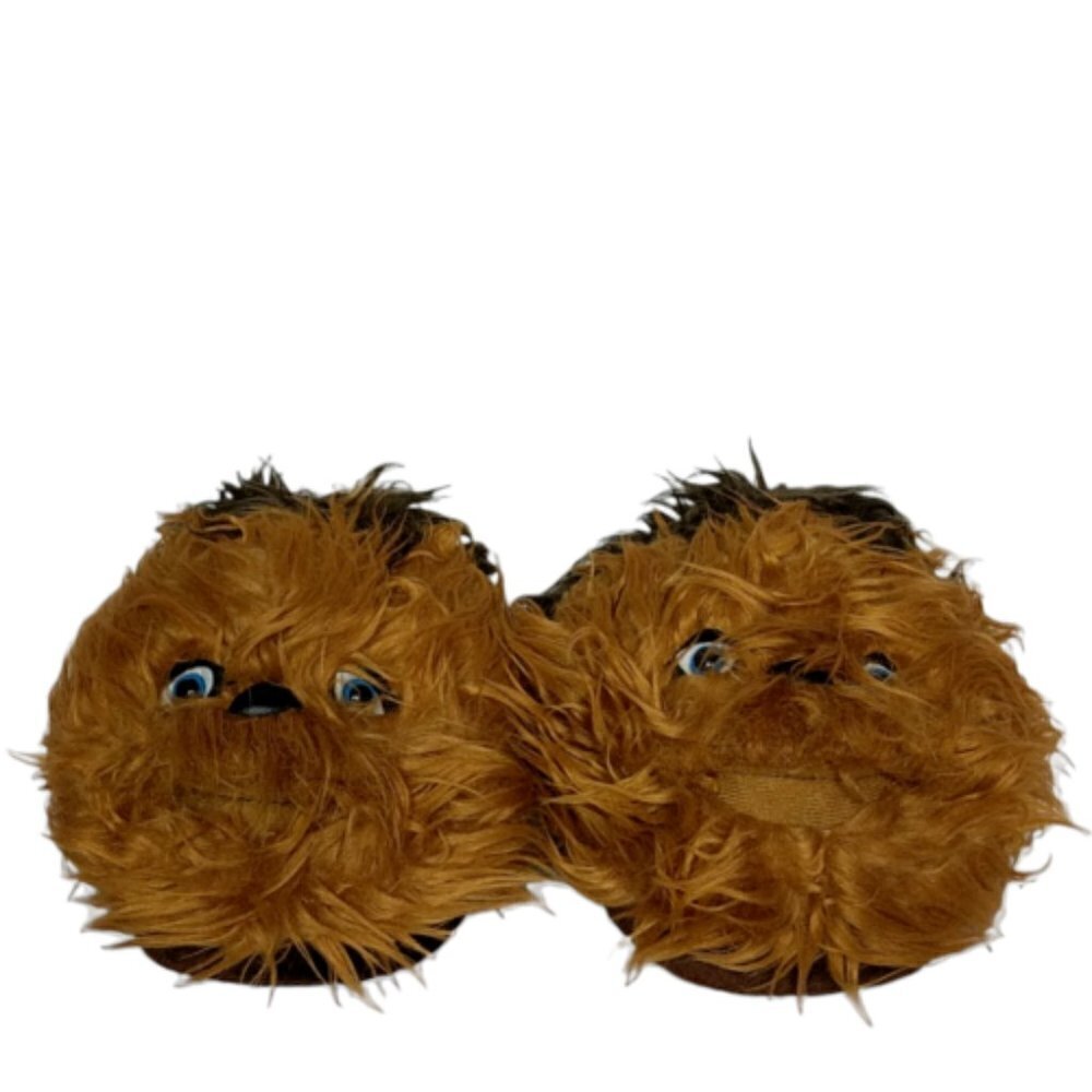 Star Wars Mens Chewbacca Wookie Slippers Brown Small Bioworld
